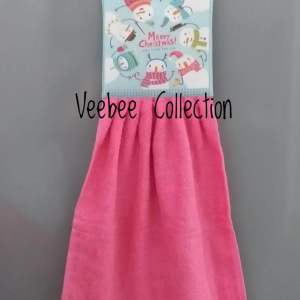 Handuk Lap Tangan Natal/ dekorasi natal/ sovenir natal