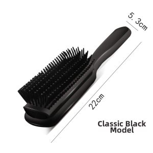Mens Hair Styling Brush Professional Salon Massage Comb Fluffy Hair Design Tool Versatile Resin Teeth Brush for All Hair Types
