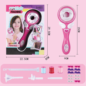 New Girl Electric Lazy Magic Hair Braid Play House Childrens Toys Gifts DIY Hairstyle Princess Jewelry