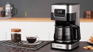 [BH 1 NĂM] Máy pha cà phê tự động cao cấp Shardor CM1429TA-GS 1500ml - Hàng Nhập Khẩu