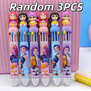Bandai | Anime Gilrs Lumi Mila Zoi Hunters Theme 10in1 Multicolor Ballpoint Pen Writing Journaling Marking School Office Stationery Gift
