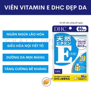 Viên uống Vitamin E DHC trẻ hoá làn da ngăn lão hoá 30 viên / 60 viên Nhật nội địa