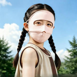 Children Face Sunscreen Mask UV Protection Ice Silk