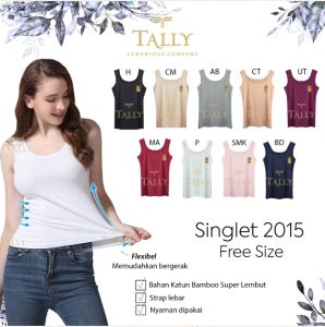 TALLY CAMISOLE 2015 - SINGLET TANKTOP WANITA TALI LEBAR