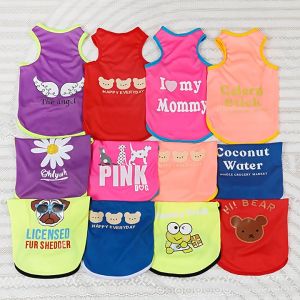 Áo thun ba lỗ cho chó mèo chất liệu cotton co giãn 4 chiều giúp cho các bé mặc rất dễ chịu xinh hết nấc