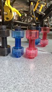 Air Botol Dumbbell 500 / 1500 / 2500Ml Dumbel Unik Gym Fitness Water Bottle Dumbell Barbel Barbell