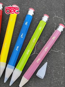 [BEC] Colorful Big Pensil 33cm Pencil Skatsa Besar Jumbo Kayu Pensil Mainan Edukasi Anak Alat Tulis | Pensil Jumbo Besar Mainan Pencil Pensil Jumbo Hiasan Photo Kado Alat Tulis Anak-anak