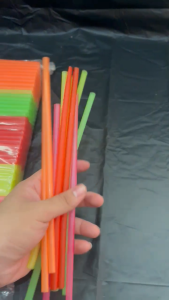 Sedotan Plastik Polos/Sedotan Merek Angel Termurah Isi Banyak