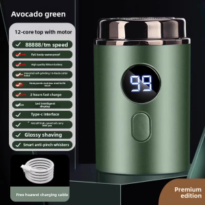 MONLEYTA | Portable Mini Electric Shaver For Men German Precision 2025 New Model Travel Friendly Gift For Boyfriend Stainless Steel Blade