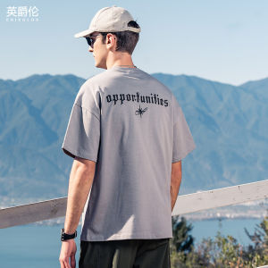 Enjeolon | Summer Loose Fit T-Shirt with Embroidery