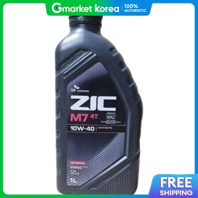Zic M7 4t 10W40 1 Liter 4-Stroke Motorcycle Synthetic Engine Oil