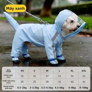 7o | Áo Mưa Chống Thấm và Áo Phao cho Thú Cưng