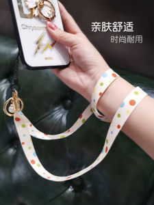 สายโซ่โทรศัพท์มือถือแบบยาวหรูหรา ไม่ทึบคอ พร้อมจี้กุญแจ USB กระเป๋าใส่โทรศัพท์แบบลำลอง สายโซ่ป้องกันการสูญหายสำหรับผู้หญิง เครื่องประดับโทรศัพท์มือถือ