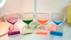 Jam Pasir DIY Glitter Hourglass Sanri0 Mainan DIY Dekoratif 523-423