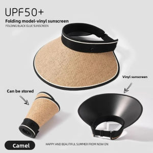 Summer Outdoor Womens Foldable Sun Protection Hat Bike Riding Cap Face Covering Sunshade Hat Short Brim Hat UV Protection