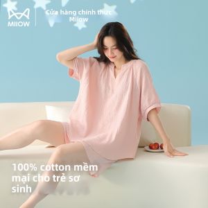 MiiOW | Bộ Quần Áo Thoáng Khí Bằng Cotton