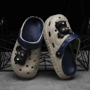 Violent Bear Childrens Hole Shoes Boys Summer New Arrival Non Slip Soft Bottom Youth Baby Sandals Boy Beach Shoes
