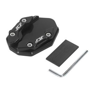 JNYD Motorcycle Side Stand Cover Aluminum Alloy Motorcycle Stands Pad Universal Bicycle Foot Extension Kickstand Accessories