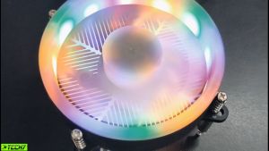 Quạt tản nhiệt CPU Led rainbow 115X for Intell lõi đồng nguyên chất cho máy tính