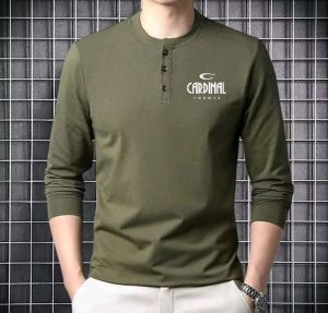 kaos kancing lengan panjang.kaos pria kekinian.kaos kancing terbaru