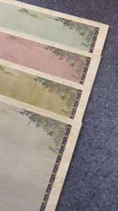 Combo Mười Tờ Giấy Bán Sinh Thục Lạp Nhiễm Xích Bích Phú Công Nghệ Nhuộm Sáp Họa Tiết Đặc Biệt Luyện Viết Thư Pháp