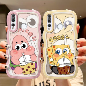 Applicable to Huawei Nova4e Phone Case Sponge Baby VCE-AL00 All-Inclusive Nove4 Cute Personality Girl Mar-al00 Silicone Navo4e Protective Case INS Style N0va4 Cartoon Student