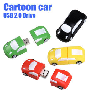 Jaster | USB 2.0 Flash Drive Cartoon Car Colorful Cool Pen Drive Mini Memory Stick Portable USB Stick Creative Gifts For Children 64GB