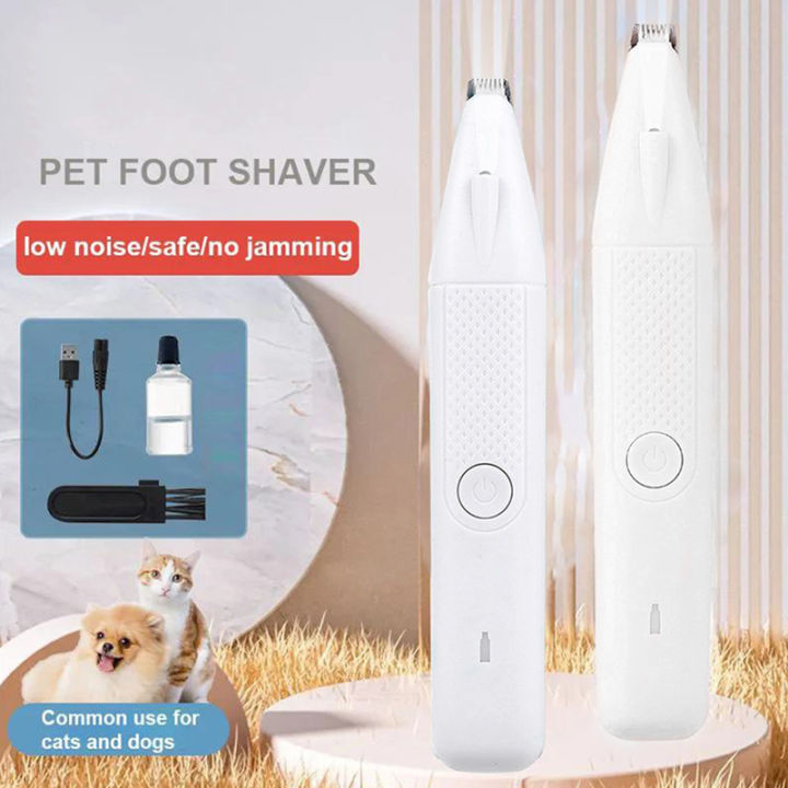 Pet Foot Hair Trimmer Electric Pet shaver Pet foot Hair push Dog/Cat ...