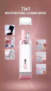 COD TaffHOME Sikat Pembersih Keyboard Folding 7 in 1 with Key Puller Q6E / Sikat Pembersih Keyboard Laptop Earphone Alat Pembersih Layar Gadget Hp Kuas Pembersih Laptop Vacum