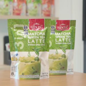 Ranong Tea เรนองที 🌱 ชาเขียวมัทฉะลาเต้ 3in1 Matcha Latte [8 ซอง 160g] ชาเขียว ผงมัทฉะ นิวซีแลนด์