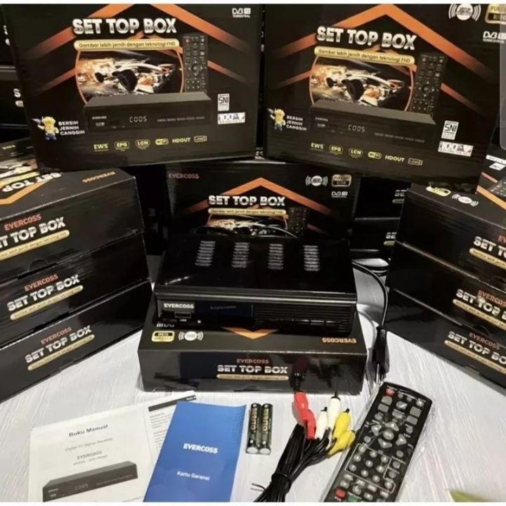 Set top box Tv digital Rekomendasi kominfo Lazada Indonesia