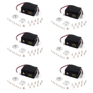 6PCS STS3215 12V 30KG High Torque Smart RC Servo Feetech TTL Serial Bus Robot Servo for SO-ARM100 Teaching Robot Arm Project