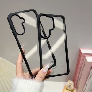 Frosted Acrylic Clear Case For Samsung A34 A17 A07 A56 A57 A55 A54 A35 A06 A16 A05 A15 A12 A13 A14 A05s A25 A36 A37 Samsung S23 S24 S25 S26 Ultra S23FE S25FE S24FE