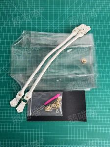 Transparent PVC Paper Bag DIY Milk Tea Bag Collaboration Renovated Paper Bag Material Bucket Handbag Eco Friendly Bag