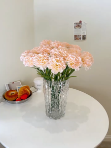 (5HEADS) CARNATION ARTIFICIAL FAKE FLOWER Bouquet Home Decor Bunga Hiasan Rumah Hantaran Mother Day Teacher 康乃馨花