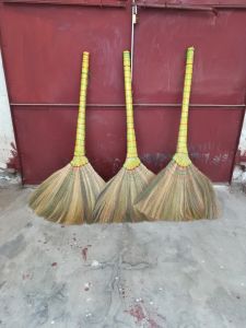 Broom Single Hand Broom Plant Mango Broom Broom Non-Static Indoor Floor Balcony Sweeping Big Broom
