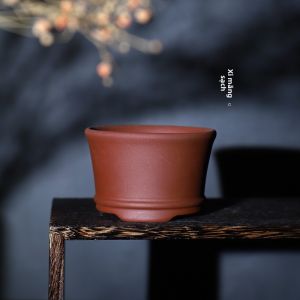 Warm Purple Clay Mini Flower Pot High Basin round Mouth Premium Quality Flagellum Plant Desktop Simple Style Floral Greenery