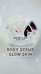 KOJIE SAN Body Scrub 250gr Lulur Tubuh Glow Skin Kojic Acid Goats Milk