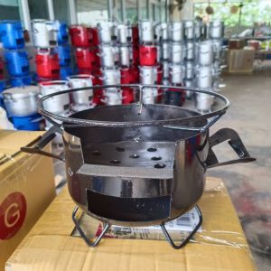 เตาเหล็กเตาถ่านเตามินิเตาหมูกระทะขนาด30เซนติเมตร