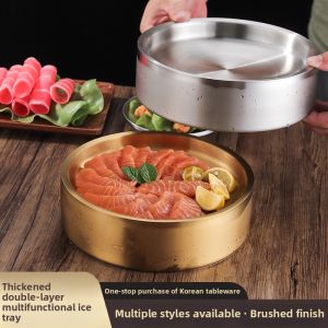 Fish and Sushi Specialty Stainless Steel Tray