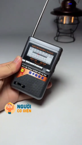Đài FM radio cầm tay T66 FM/AM/SW 3 băng tần âm thanh rõ ràng USB và thẻ nhớ phát nhạc pin lithium dung lượng lớn nhỏ gọn dễ mang theo
