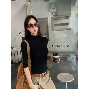 HRG STYLE | Quần Áo Knitwear Ôm Body Màu Đen