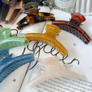 Kẹp Tóc Hình Manta Biển Lớn Kiểu Pháp Mới Phụ Kiện Tóc Nữ Cổ Điển Cao Cấp Đồ Trang Trí Tóc Cho Phụ Nữ