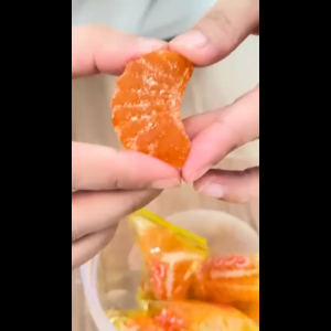 Naraya Mandarin Orange Soft Jelly Candy - Permen Kembang Gula Lunak Jelli Rasa dan Bentuk Jeruk 500g