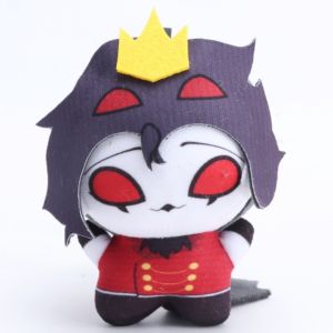Kawaii Helluva Boss Stolas Plush Doll Cute Nunu Printed Body Backpack Pendant Keychain Decor Stuffed Toy Xmas Gifts