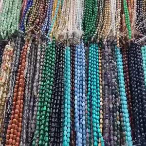 Natural Stone Dark Green Jade Round Loose Beads 6 8 10 MM Pick Size for Bracelet Neckalce Jewelry Making 1 Strip