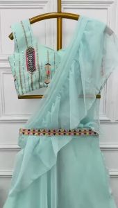 [Pre Order] New Arrival Ready To Wear Lehenga Saree ~ Delivery Lead Time : 10 days