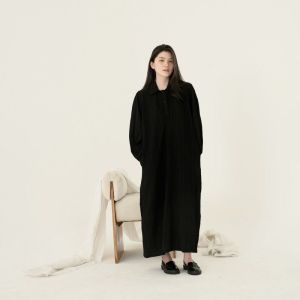 Flowy Polo Dress - Maxi Dress Lady Crush - Gamis Wanita