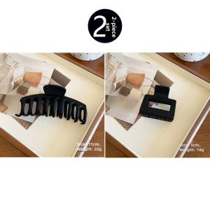 Large Volume Hair Clip Stylish Minimalist Half-Up Hair Jaw Clamp