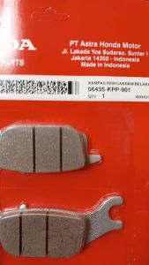 Kanvas rem belakang cakram padset brake Supra X 125 (2007 - 2014) Supra X 125 FI New (2014 - Sekarang) original honda 06435KPP901